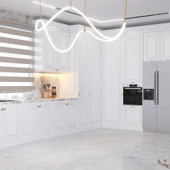 طراحی لوکس کابینت ام دی اف آشپزخانه کد 7277 7 کابینت ام دی اف آشپزخانه کد 7277