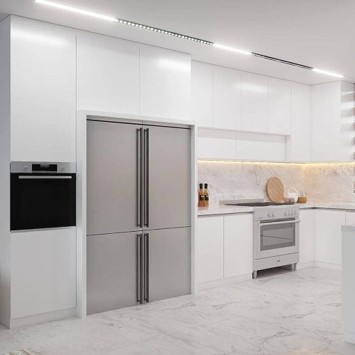کابینت ام دی اف آشپزخانه سفید کد 7305 - Image 3