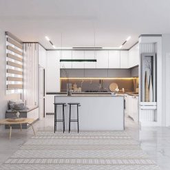 سبد خرید 3 کابینت ام دی اف آشپزخانه کد 7305