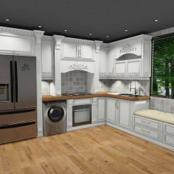 سبد خرید 8 کابینت ام دی اف آشپزخانه لاکچری کد 7625