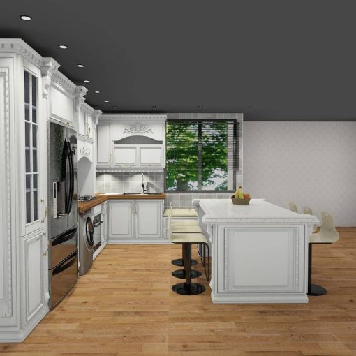 کابینت ام دی اف آشپزخانه لاکچری کد 7625 - Image 3