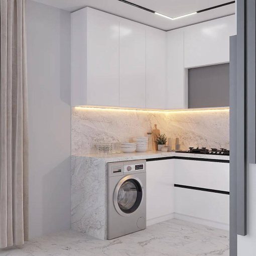مناسب ترین کابینت ام دی اف آشپزخانه کد 7317 - Image 2