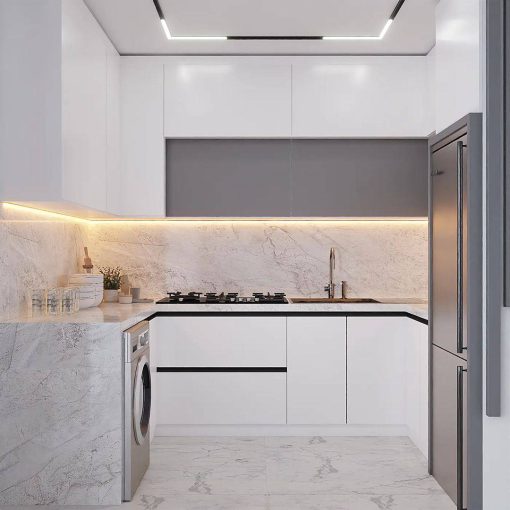 مناسب ترین کابینت ام دی اف آشپزخانه کد 7317 - Image 3