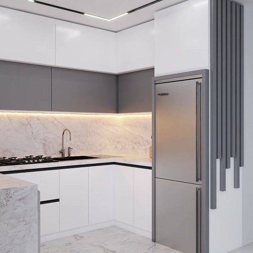 مناسب ترین کابینت ام دی اف آشپزخانه کد 7317 - Image 4