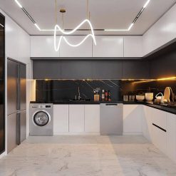 کابینت ام دی اف برای آشپزخانه کد 7319 14 cabinet fanoosdesign.ir 6021 | فانوس دیزاین تولید کننده انواع درب اتاق ، ضد سرقت، درب ورودی و ضد آل