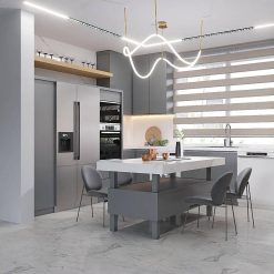 زیباترین کابینت ام دی اف آشپزخانه کد 7323 13 cabinet fanoosdesign.ir 6051 | فانوس دیزاین تولید کننده انواع درب اتاق ، ضد سرقت، درب ورودی و ضد آل