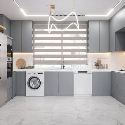 زیباترین کابینت ام دی اف آشپزخانه کد 7280