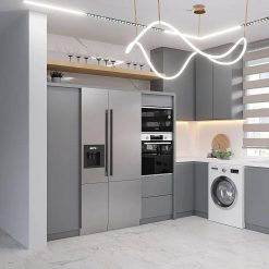 زیباترین کابینت ام دی اف آشپزخانه کد 7323 11 cabinet fanoosdesign.ir 6055 | فانوس دیزاین تولید کننده انواع درب اتاق ، ضد سرقت، درب ورودی و ضد آل