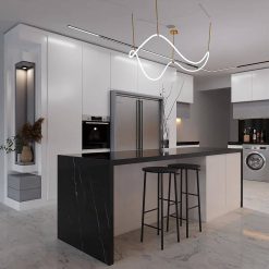 زیباترین کابینت ام دی اف آشپزخانه کد 7323 12 cabinet fanoosdesign.ir 6056 | فانوس دیزاین تولید کننده انواع درب اتاق ، ضد سرقت، درب ورودی و ضد آل