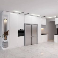 کابینت ام دی اف آشپزخانه سفید و مشکی کد 7292 8 cabinet fanoosdesign.ir 6058 1 | فانوس دیزاین تولید کننده انواع درب اتاق ، ضد سرقت، درب ورودی و ضد آل