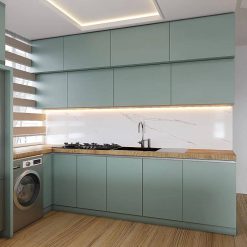 کابینت ام دی اف آشپزخانه سبز کد 7356 5 cabinet fanoosdesign.ir 6077 | فانوس دیزاین تولید کننده انواع درب اتاق ، ضد سرقت، درب ورودی و ضد آل