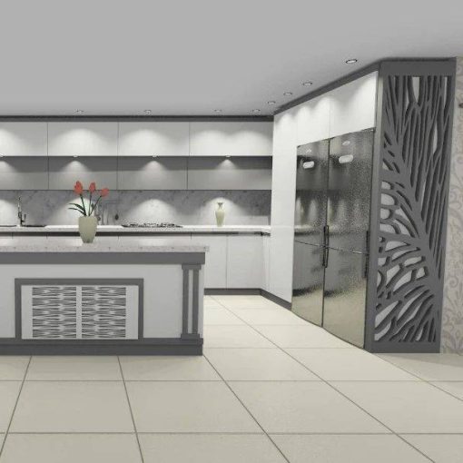 کابینت ام دی اف آشپزخانه لاکچری کد 7626 - Image 2