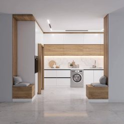 سبد خرید 9 کابینت ام دی اف آشپزخانه کد 7270