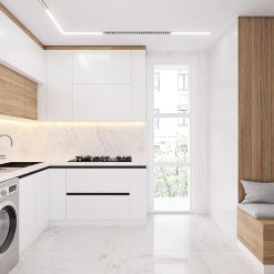 سبد خرید 24 کابینت ام دی اف آشپزخانه کد 7237
