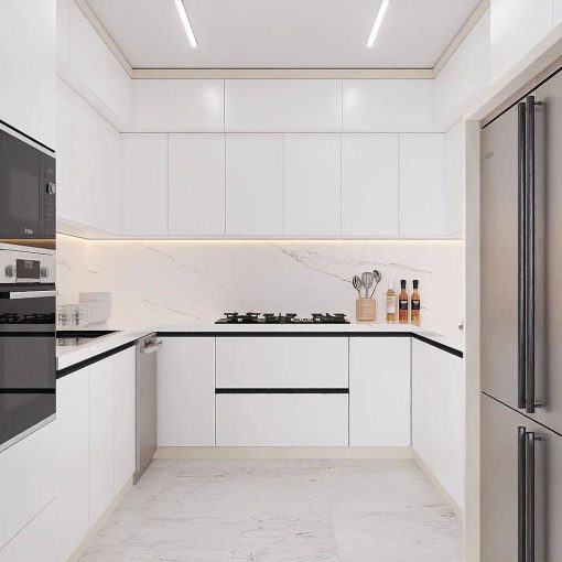 طراحی کابینت ام دی اف آشپزخانه کد 7260 - Image 4