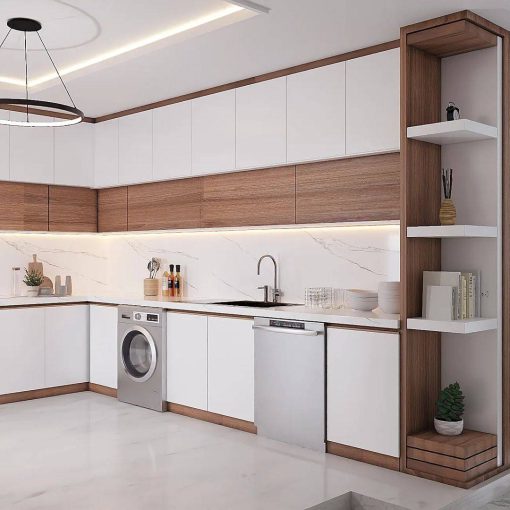 لوکس ترین کابینت ام دی اف آشپزخانه کد 7258 - Image 2