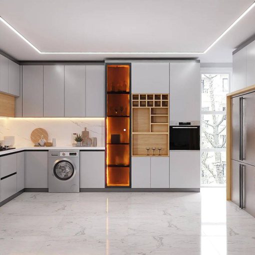 بهترین کابینت ام دی اف آشپزخانه کد 7255 - Image 13