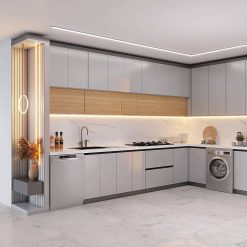 بهترین کابینت ام دی اف آشپزخانه کد 7255 27 کابینت ام دی اف آشپزخانه کد 7255