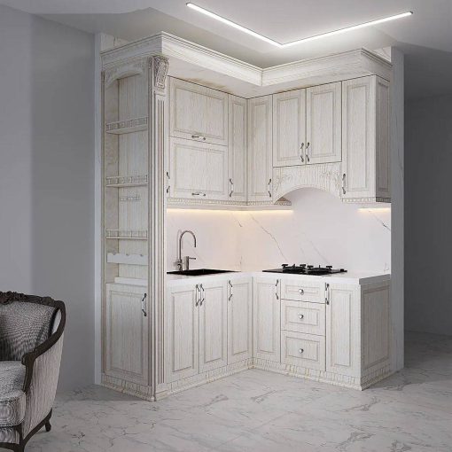 کابینت MDF برای آشپزخانه کوچک کد 7215