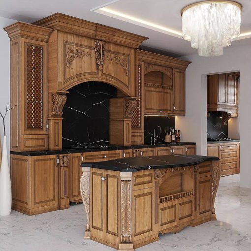 کابینت ام دی اف آشپزخانه کد 7254 - Image 4