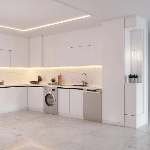کابینت MDF برای آشپزخانه بزرگ کد 7211 - Image 2