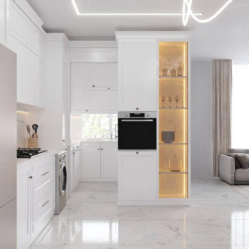 کابینت MDF برای آشپزخانه مدرن کد 7196 - Image 2