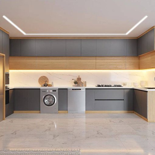 کابینت MDF قهوه ای  کد 7193 - Image 2