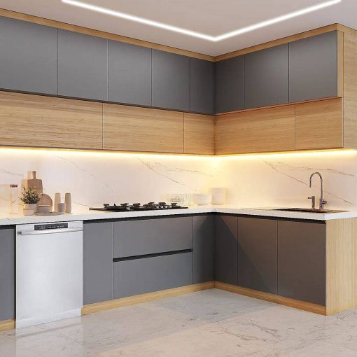 کابینت MDF قهوه ای  کد 7193 - Image 3