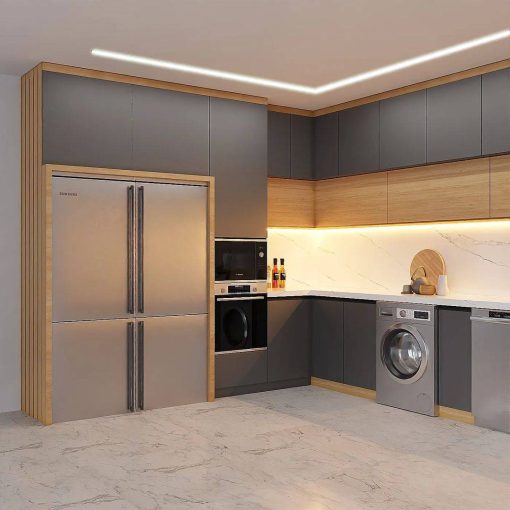 کابینت MDF قهوه ای  کد 7193 - Image 4