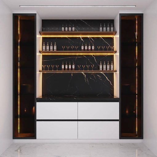 کابینت MDF مجلل برای آشپزخانه شیک کد 7181 - Image 5