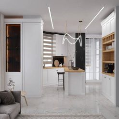سبد خرید 4 کابینت ام دی اف آشپزخانه مدرن کد 7049