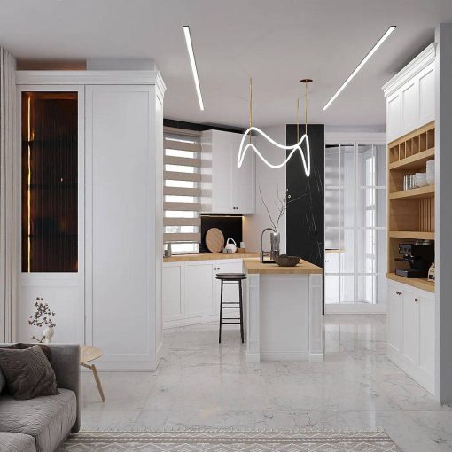 کابینت ام دی اف آشپزخانه مدرن کد 7049