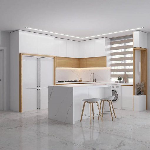 کابینت ام دی اف سفید کد 7109 - Image 10