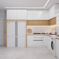 کابینت ام دی اف سفید کد 7109 17 cabinet fanoosdesign.ir 6763 | فانوس دیزاین تولید کننده انواع درب اتاق ، ضد سرقت، درب ورودی و ضد آل