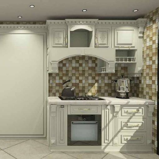 کابینت ام دی اف آشپزخانه لاکچری کد 7628 - Image 2