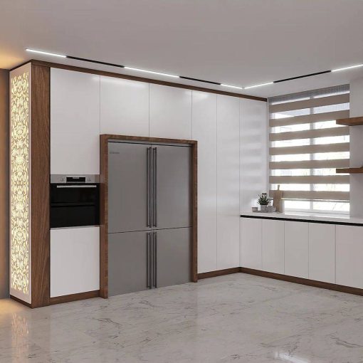 کابینت ام دی اف آشپزخانه کلاسیک کد 7101 - Image 2