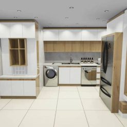 کابینت ام دی اف سفید و کرم کد 7094 9 cabinet fanoosdesign.ir 6844 | فانوس دیزاین تولید کننده انواع درب اتاق ، ضد سرقت، درب ورودی و ضد آل