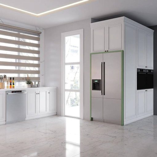 کابینت سفید و طوسی کد 7085 - Image 4