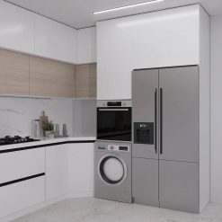 کابینت شیری و قهوه ای کد 7084 16 cabinet fanoosdesign.ir 6879 | فانوس دیزاین تولید کننده انواع درب اتاق ، ضد سرقت، درب ورودی و ضد آل