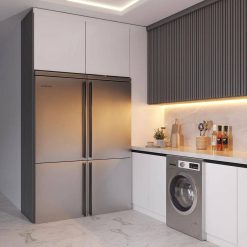 کابینت سفید و طوسی کد 7081 7 cabinet fanoosdesign.ir 6898 | فانوس دیزاین تولید کننده انواع درب اتاق ، ضد سرقت، درب ورودی و ضد آل