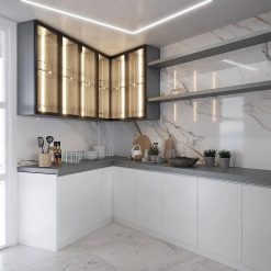 کابینت MDF برای آشپزخانه بزرگ کد 7137 5 cabinet fanoosdesign.ir 6980 1 | فانوس دیزاین تولید کننده انواع درب اتاق ، ضد سرقت، درب ورودی و ضد آل