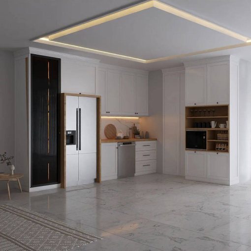 کابینت طوسی و کرم کد 7056 - Image 3