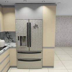 کابینت سفید و طوسی کد 7055 7 cabinet fanoosdesign.ir 7010 | فانوس دیزاین تولید کننده انواع درب اتاق ، ضد سرقت، درب ورودی و ضد آل