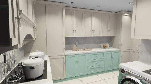 کابینت ام دی اف آشپزخانه جذاب کد 7048 - Image 4