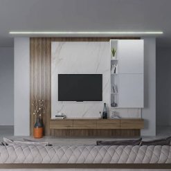 کابینت سفید لوکس کد 7045 7 cabinet fanoosdesign.ir 7065 | فانوس دیزاین تولید کننده انواع درب اتاق ، ضد سرقت، درب ورودی و ضد آل