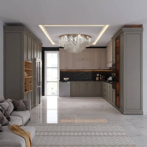 کابینت قهوه ای و کرم کد 7028 - Image 5