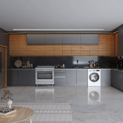 سبد خرید 5 کابینت سفید دو رو کد 7026