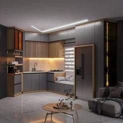 کابینت ام دی اف لاکچری کد 7099 8 cabinet fanoosdesign.ir 7174 | فانوس دیزاین تولید کننده انواع درب اتاق ، ضد سرقت، درب ورودی و ضد آل