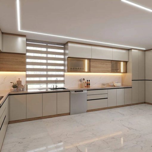 کابینت آشپزخانه قابدار پرتلند کد 70016 - Image 3