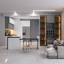 کابینت آشپزخانه مدرن کد 70011 5 cabinet fanoosdesign.ir 7247 | فانوس دیزاین تولید کننده انواع درب اتاق ، ضد سرقت، درب ورودی و ضد آل